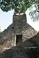 Pignon roman côté nef.