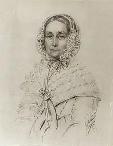 la salonnière Malla Silfverstolpe (en) (1843)