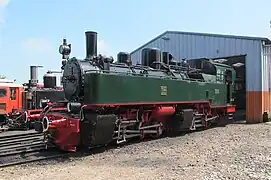 La Mallet 11sm du Brohltalbahn (de) à Saint-Valery-Canal en 2021.
