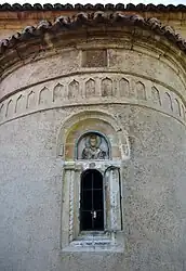 Détail du chevet.