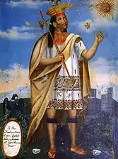 Tableau du XVIIIe&nbsp;siècle, représentatif du style de l'École de Cuzco.