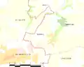 Carte de la commune de Treffrin.