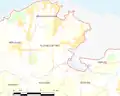 Carte de la commune de Plounéour-Trez