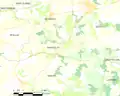 Carte de la commune de Saint-Éloy (Finistère)