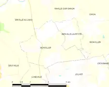 Carte de la commune.