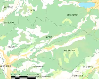Carte de Sapois.