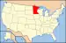 Carte montrant l'État du Minnesota