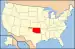 Carte montrant l'État d'Oklahoma