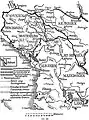 Projet austro-hongrois de chemin de fer du Sandžak (de), 1917.