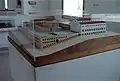Vue générale de la maquette du forum de Carthage à la fin du IIe&nbsp;siècle.