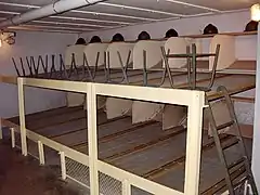 Chambrée pour l'équipage.
