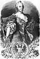 L'impératrice Maria Theresia en 1863
