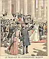 Mariage du commandant Mangin avec Mlle&nbsp;Jagerschmidt (1900).