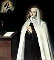 Madame Acarie, en religion Marie de l'Incarnation. Tableau du XVIIe&nbsp;siècle.