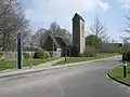 L'entrée du cimetière militaire allemand.