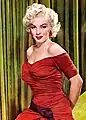 Photographie de Marilyn Monroe en couverture du magazine américain  "New York Sunday News", 1952.