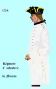 Régiment de Marsan de 1735 à 1743