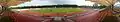 Vue panoramique du stade depuis les tribunes