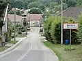 Entrée de l'agglomération.