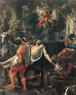 Martyre de saint Jean l'Évangéliste (1641-1642),église Saint-Nicolas-du-Chardonnet.