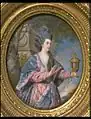 Électre dans l’Oreste de Voltaire, par Samuel Cotes&nbsp;(en). (1769)