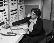 Mary Jackson au travail en 1980.