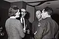 Christopher Soames (1950-1966) avec sa femme et les généraux israéliens Aharon Yariv et Zvi Zamir