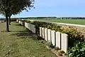 Alignement des tombes des 59 soldats allemands.>/center>