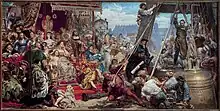 Jan Matejko, Suspension de la Cloche Sigismond (1874)