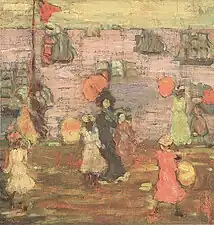 Telegraph Hill, huile sur toile, 1900