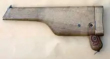 Mauser C96 modèle 1916 dans son étui crosse.