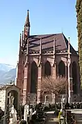 Le mausolée de l'archiduc Johann et Anna Plochl.