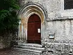 Le portail de l'église.
