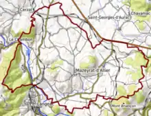 Carte topographique