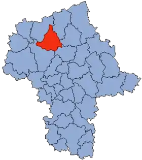 Localisation de Powiat Ciechanów