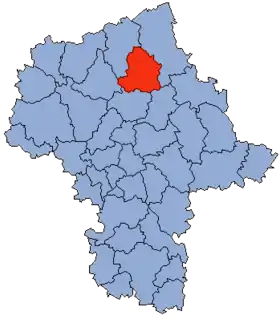 Localisation de Powiat de Maków
