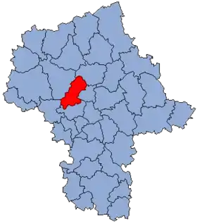 Localisation de Powiat de Nowy Dwór Mazowiecki