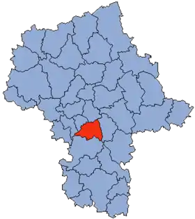 Localisation de Powiat de Piaseczno