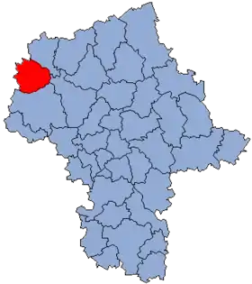 Localisation de Powiat de Sierpc