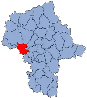 Localisation de Powiat de Sochaczew
