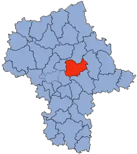 Localisation de Powiat Wołomin