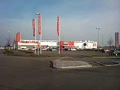 Un magasin Media Markt dans le centre commercial Stora Bernstorp de Malmö en Suède.
