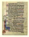 Bout-de-ligne zoomorphique, manuscrit du XIIIe&nbsp;siècle