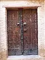 Porte en bois.