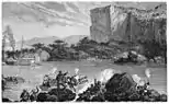 Le général Faidherbe met fin au siège du fort de Médine par l'Empire toucouleur d'Oumar Tall (1857).