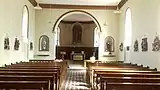 Intérieur de l'église Sainte-Catherine.