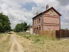 L'ancienne gareMercin - Pommiers.