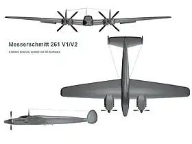 vue en plan de l’avion