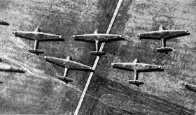 Vue de l'avion.