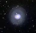 Photographie de M77 réalisée par un astronome amateur.